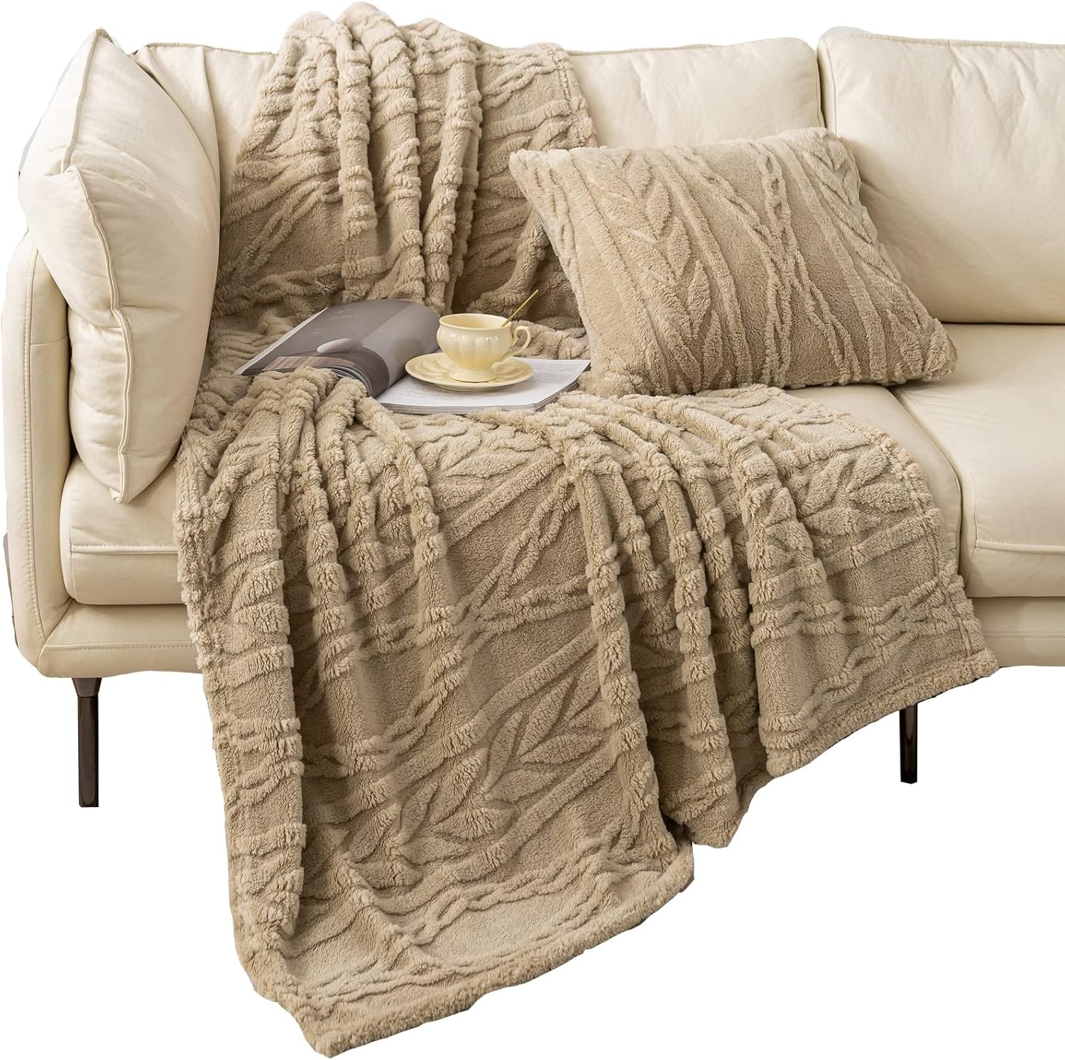 Sherpa Large Throw Blanket Single Layer,Light Weight(1.7lb),320GMS-3D Stylish gallery