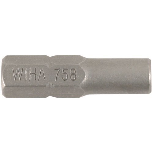 Wiha 75802, System 4 Micro Bit Adapter Hex 4mm to 1/4" 25mm Bit Holder Magnetic gallery