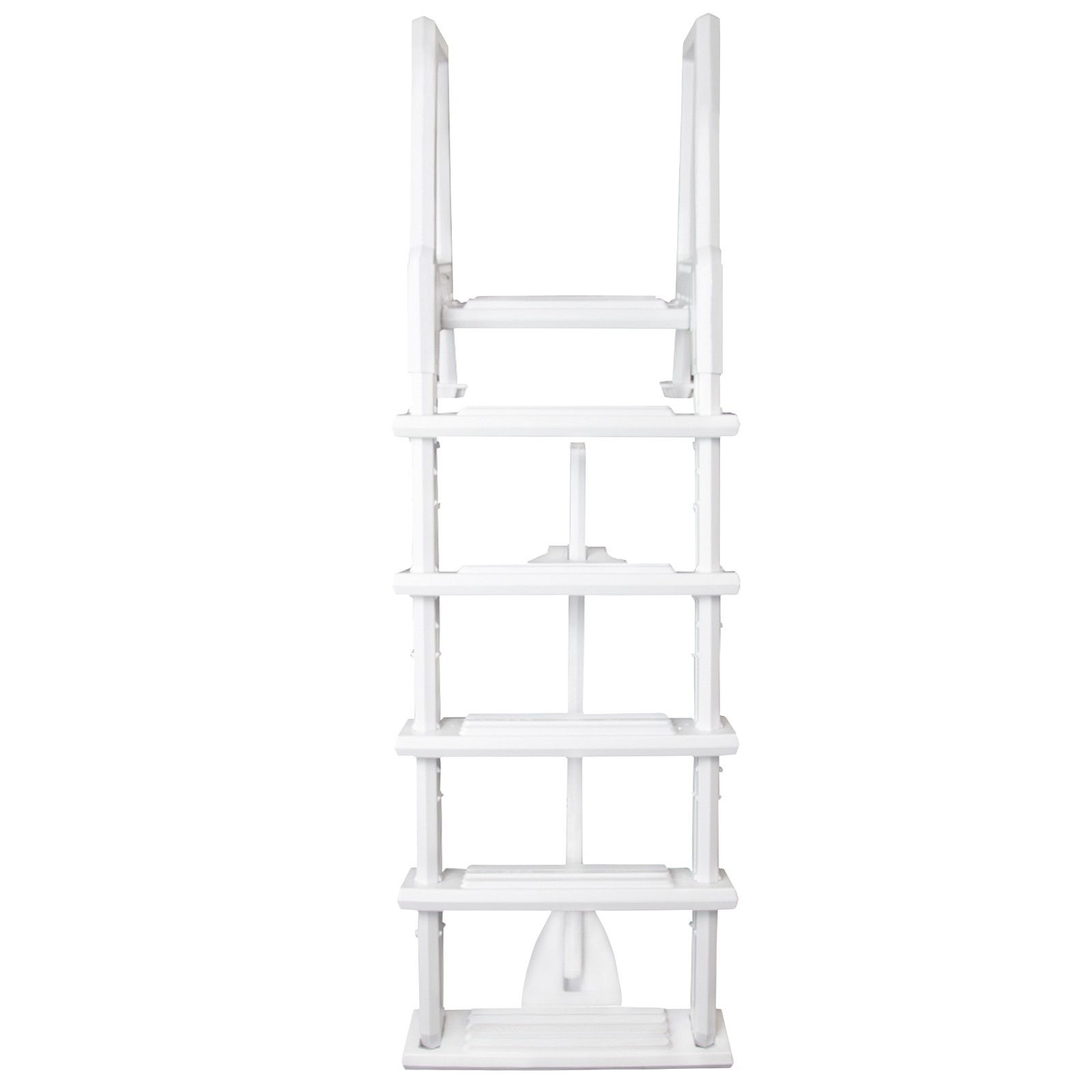 Aqua Select Heavy Duty Resin In-Pool Above Ground Swimming Pool Ladder - White gallery
