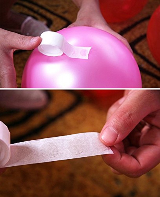 400 Pcs Balloon Glue Point-Removable, Double-Sided Adhesive Dots for Party Decor gallery