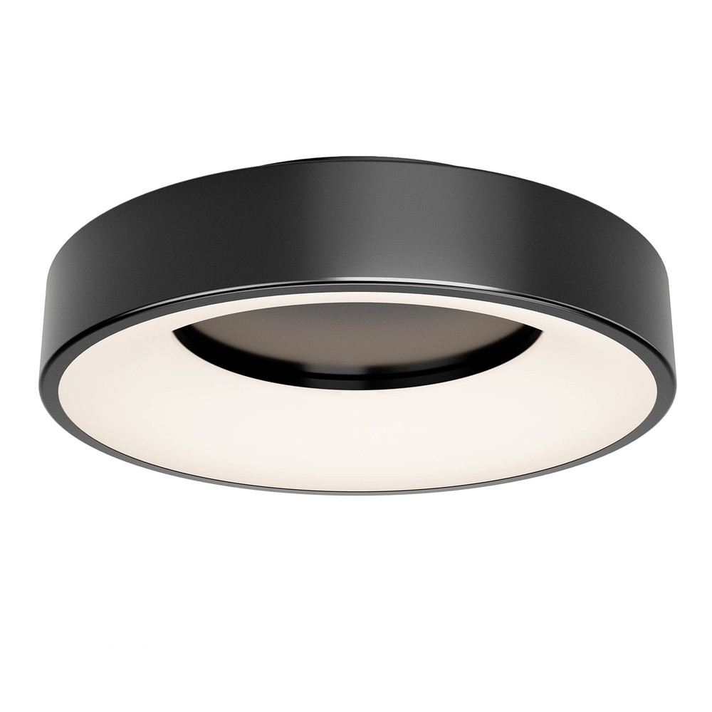 Aiden Integrated LED Flush Mount Black