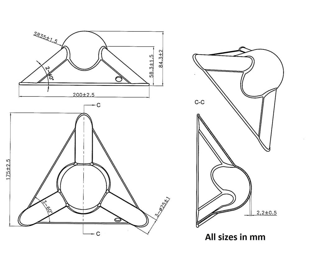 Mytee Products 20 Pack Large Triangular Tarp Protector Flatbed Tow Truck Trailer gallery