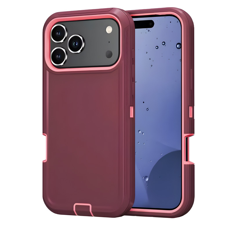 Heavy Duty Shockproof Case for iPhone 14–17 Series 3-Layer Protective Cover gallery