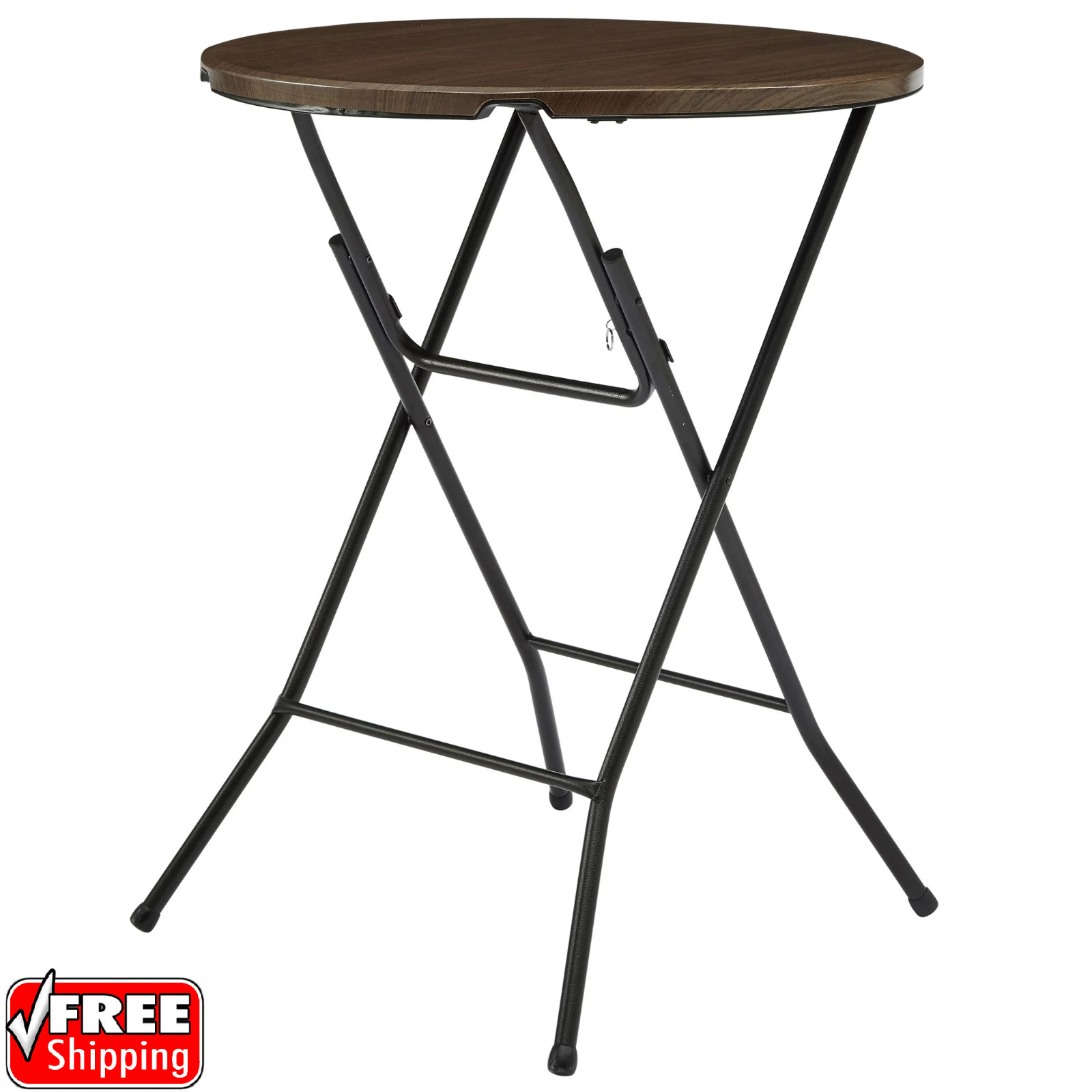 High Top Folding Bistro Table Cafe Round Outdoor Patio Cocktail Party Porch Side gallery