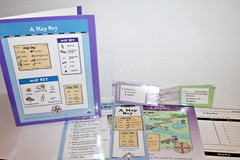 Evan-Moor Geography Folder Center “Using a Map Key” Activity Grades 2-4