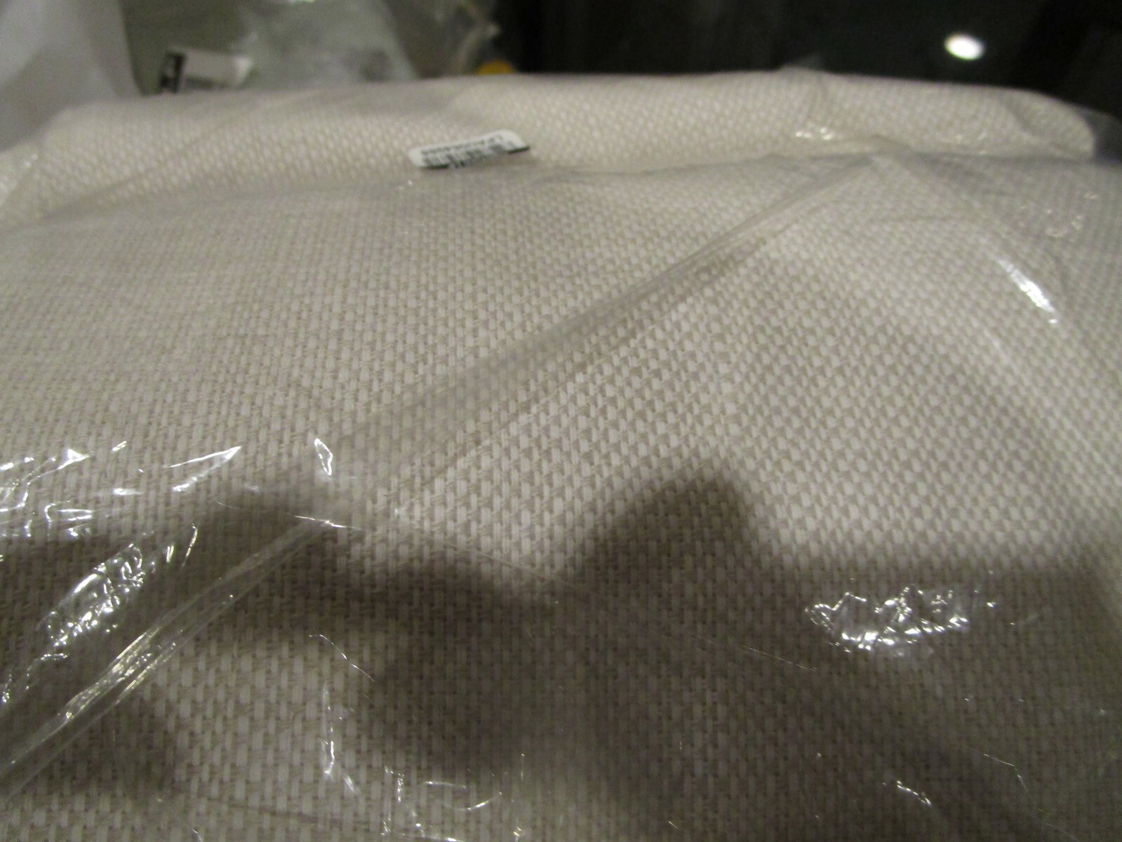 2 Pottery Barn SUNBRELLA Textured Canvas Indoor Curtains 50 96 white New wo tag gallery