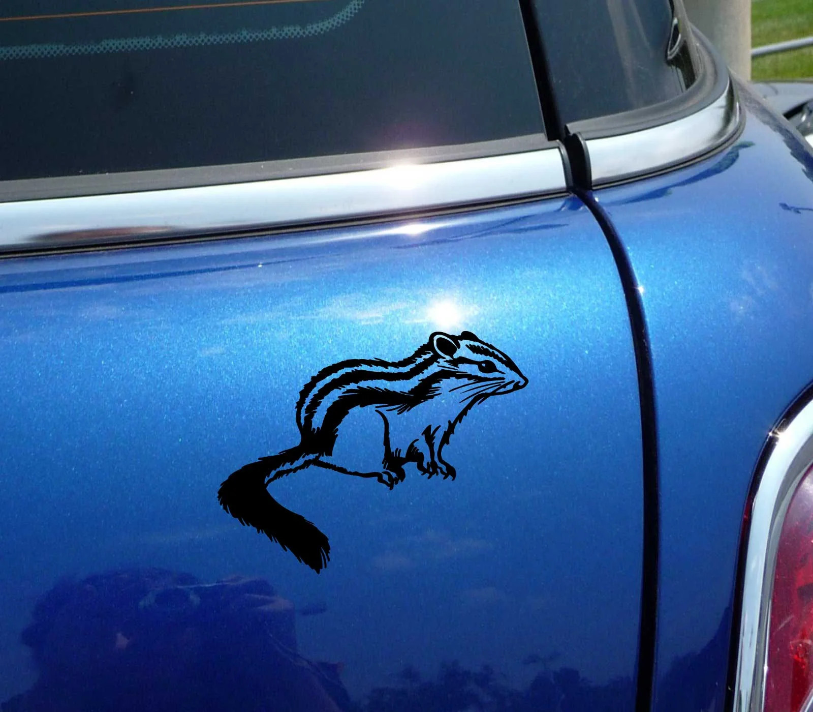 CHIPMUNK CHIP MUNK CUTE GRAPHIC DECAL STICKER ART CAR WALL DECOR gallery