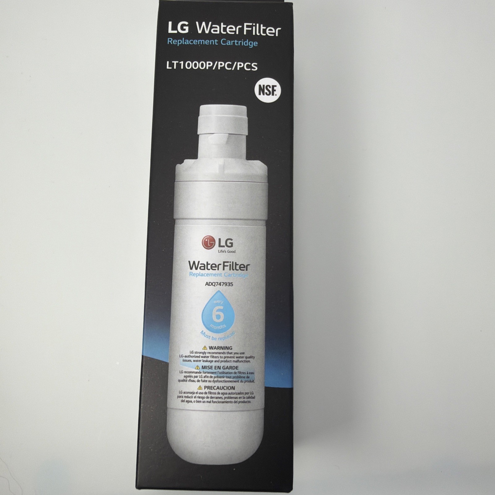 LG LT1000P Water Filter Replacement Cartridge LT1000PC/PCS ADQ747935 SFN gallery