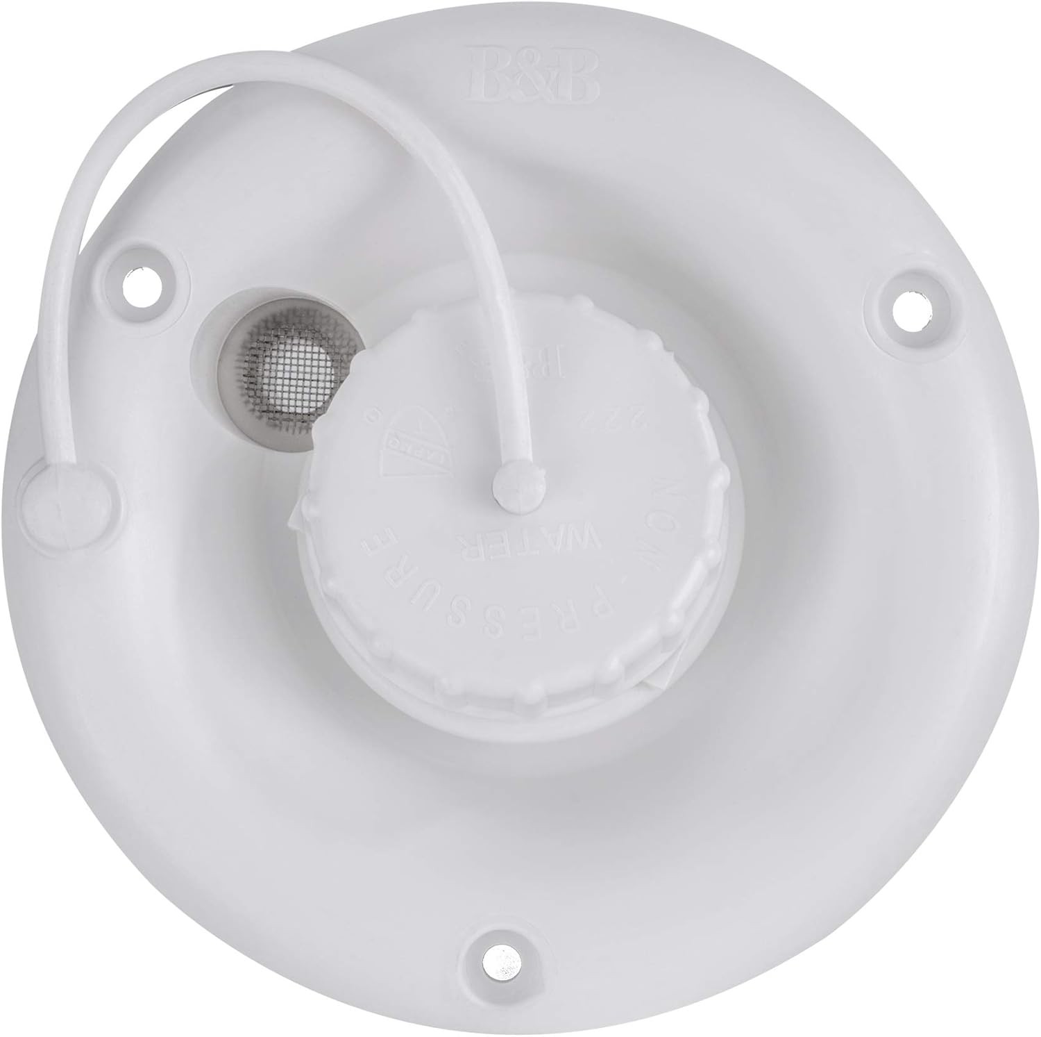 RV Round Fresh Water Gravity Fill Hatch Inlet | Water White No Quick Fill gallery
