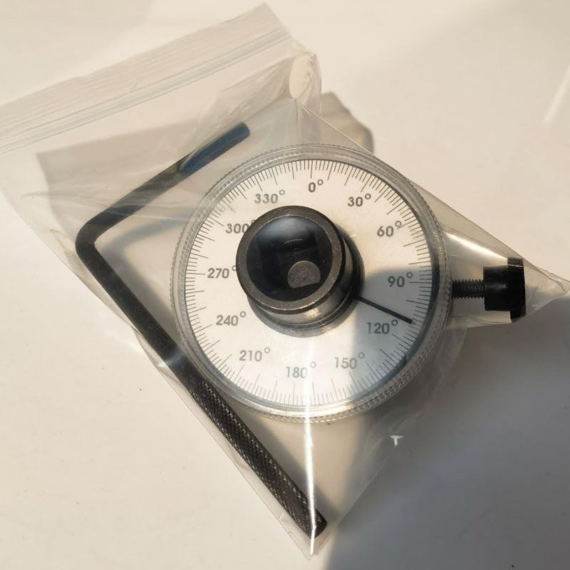1/2 Inch Torque Wrench Angle Gauge Tool, 360° Adjustable 1/2" Drive Torque meter gallery