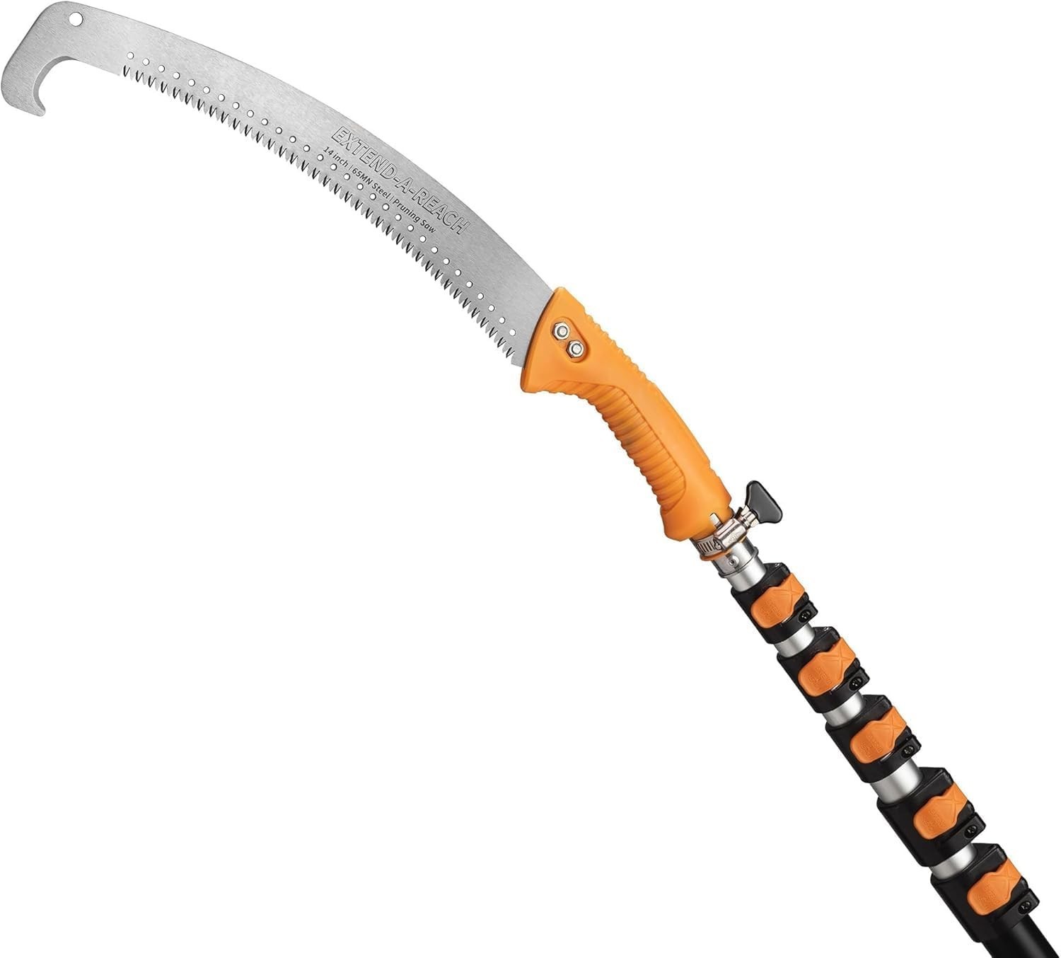 5-24 ft Pole Saw for Tree Trimming Manual Telescopic Long Pole Tree Trimmer / gallery