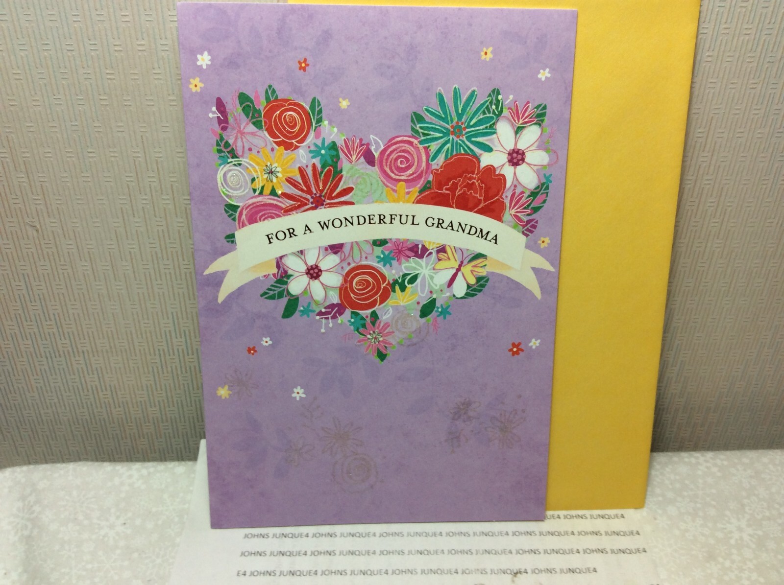 HALLMARK GRANDPARENTS DAY GREETING CARD New w/envelope "For a wonderful Grandma" gallery