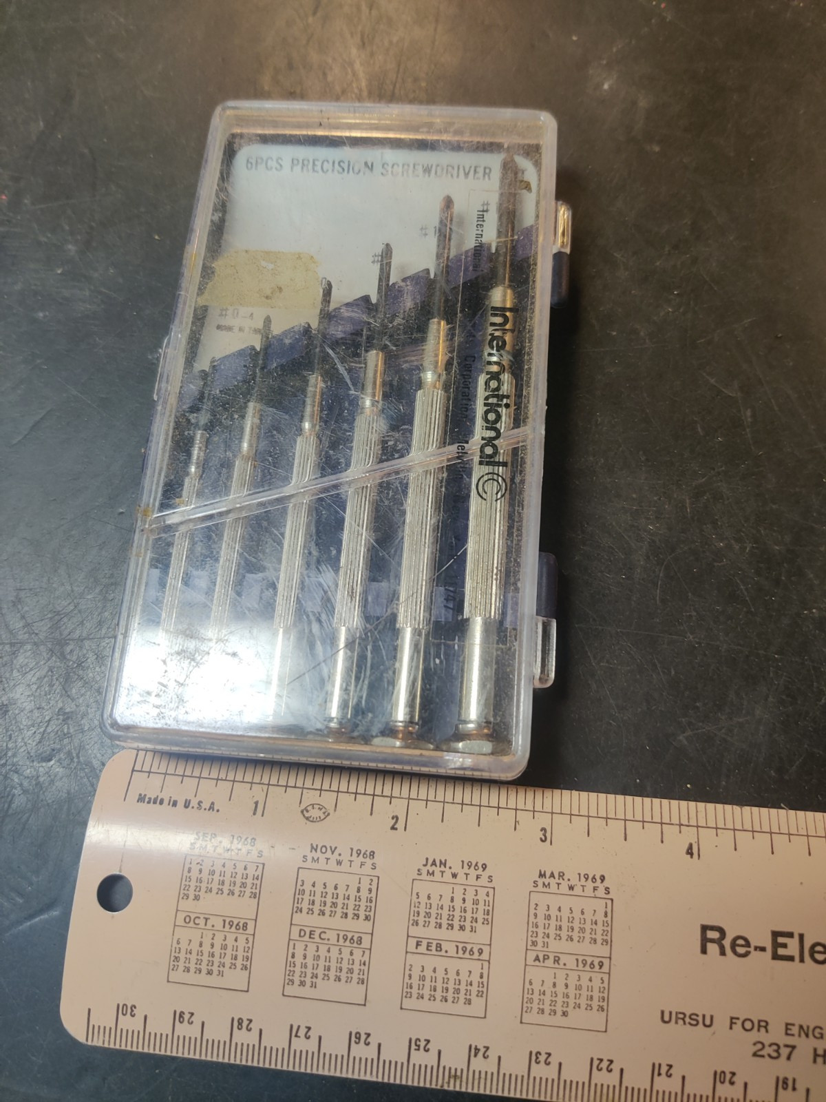 Six Piece Precision Phillips Screwdriver Set By International Corp. Made In USA gallery