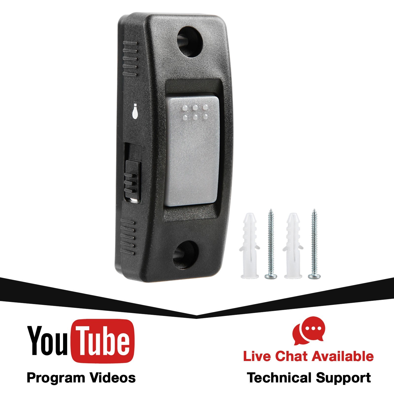 Garage Door Opener Remote Push Button Bell for Liftmaster Chamberlain 883LM gallery