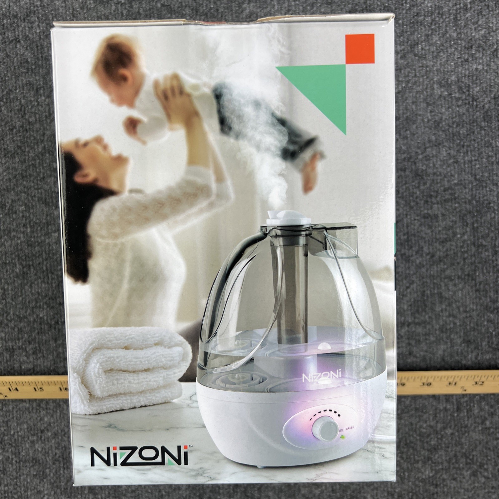 NIZONI Portable 360° Cool Mist Humidifier Filter-Free Lasts Up To 8 Hours - Time gallery