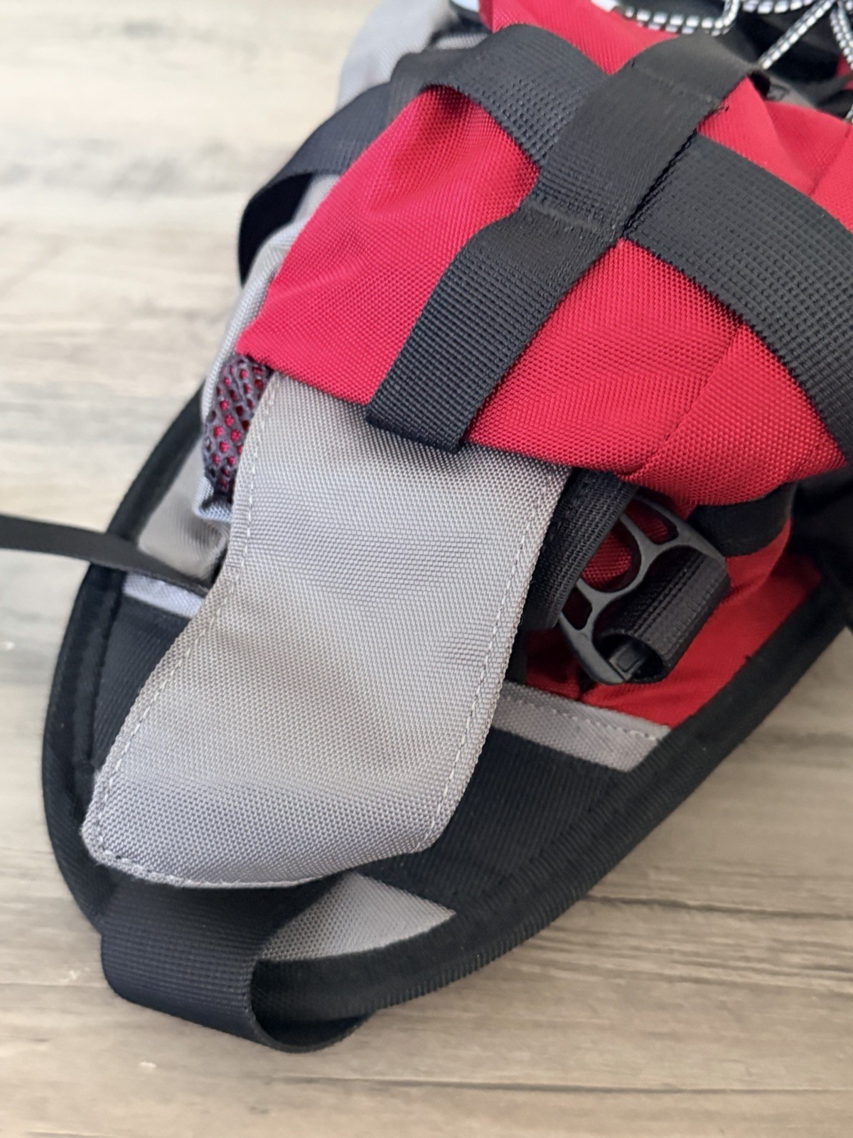 Excruzen Hiking Expedition Backpack Bag Gray Red 4
