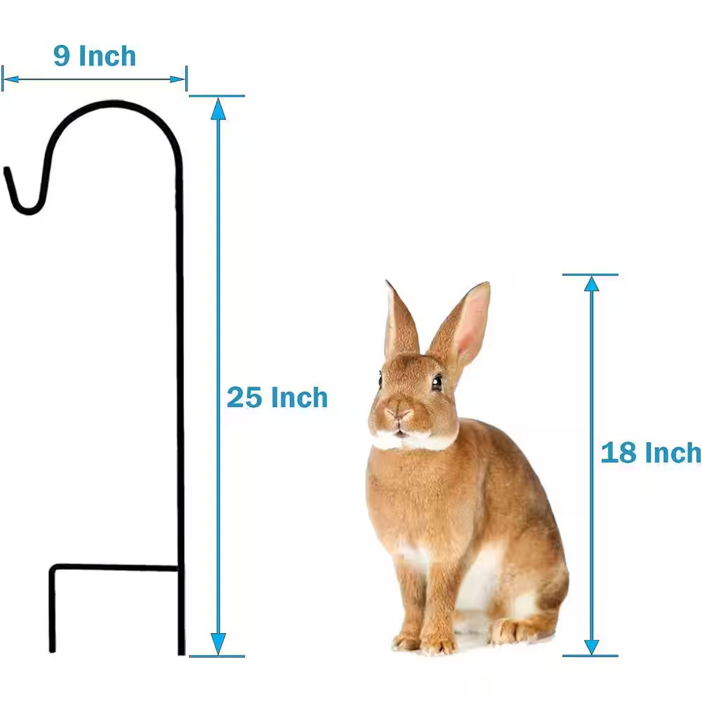 25 In. Steel Shepherd Hook (4-Pack) gallery