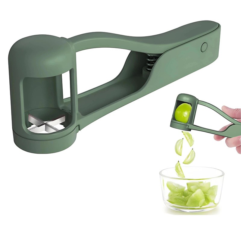 Tomato Slicer Cutter Grape Tools Cherry Fruit Salad Splitter Artifact for Toddle gallery