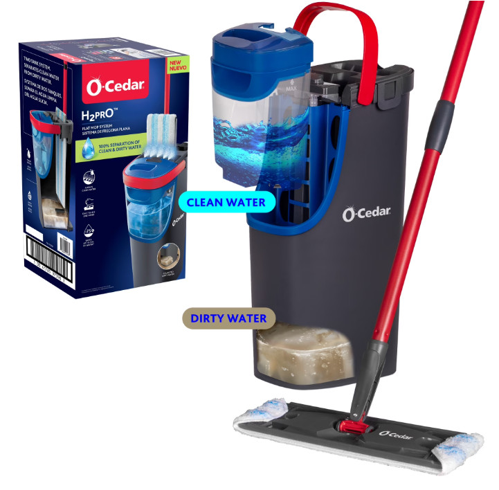 O-Cedar H2prO™ Flat Mop System gallery