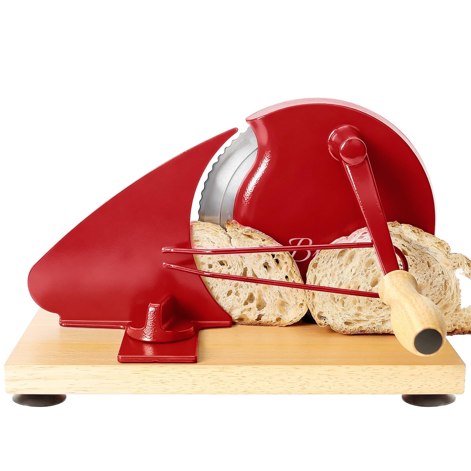 Manual Bread Slicer Adjustable Thickness Stainless Steel Blade MBQPJ Brvclon gallery