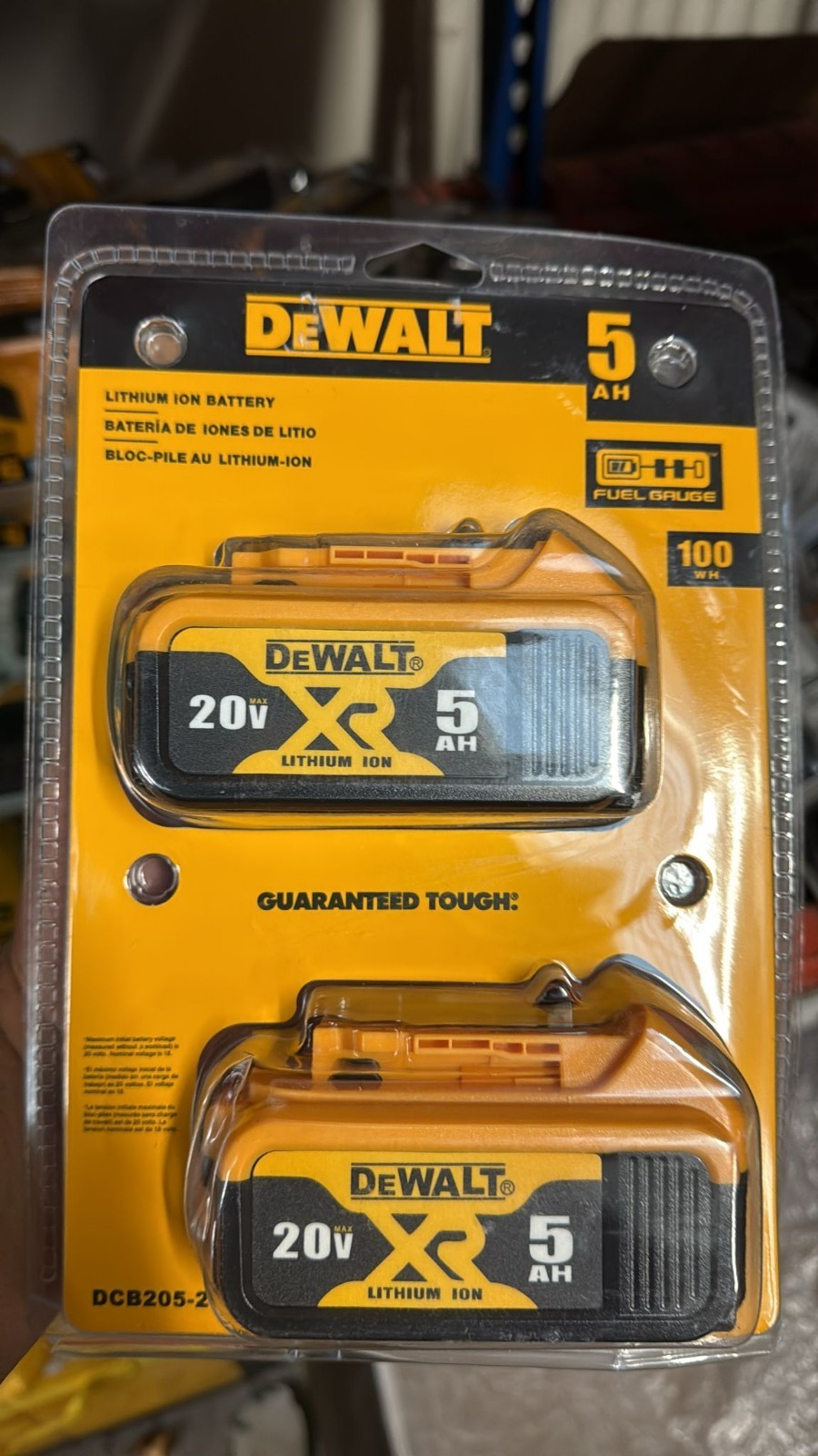 Dewalt Dcb205-2 20-Volt Max Premium Lithium-Ion 5.0Ah, 2 Pack gallery