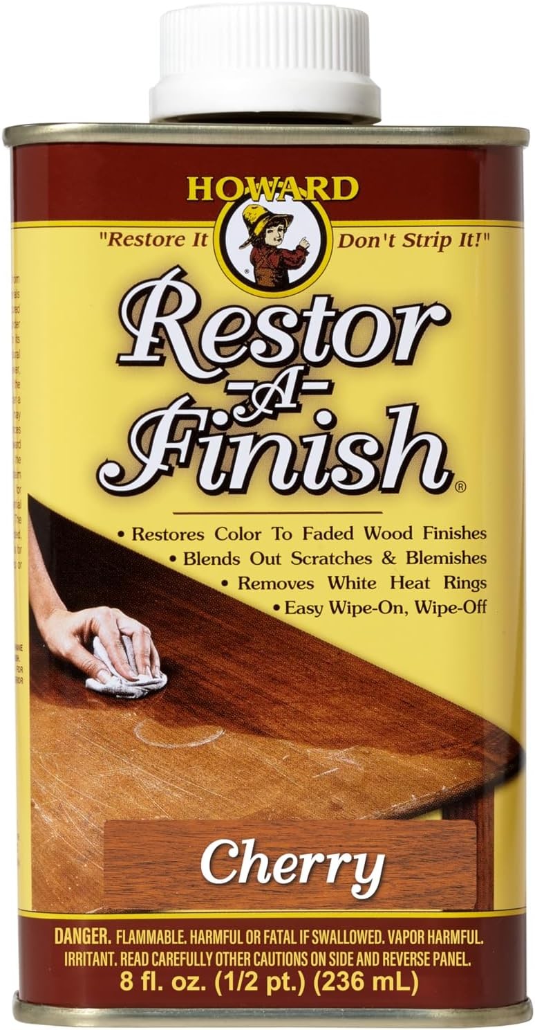 HOWARD RF8 Products Restor-A-Finish, 8 oz, Cherry, 8 Fluid Ounces 8 Cherry gallery