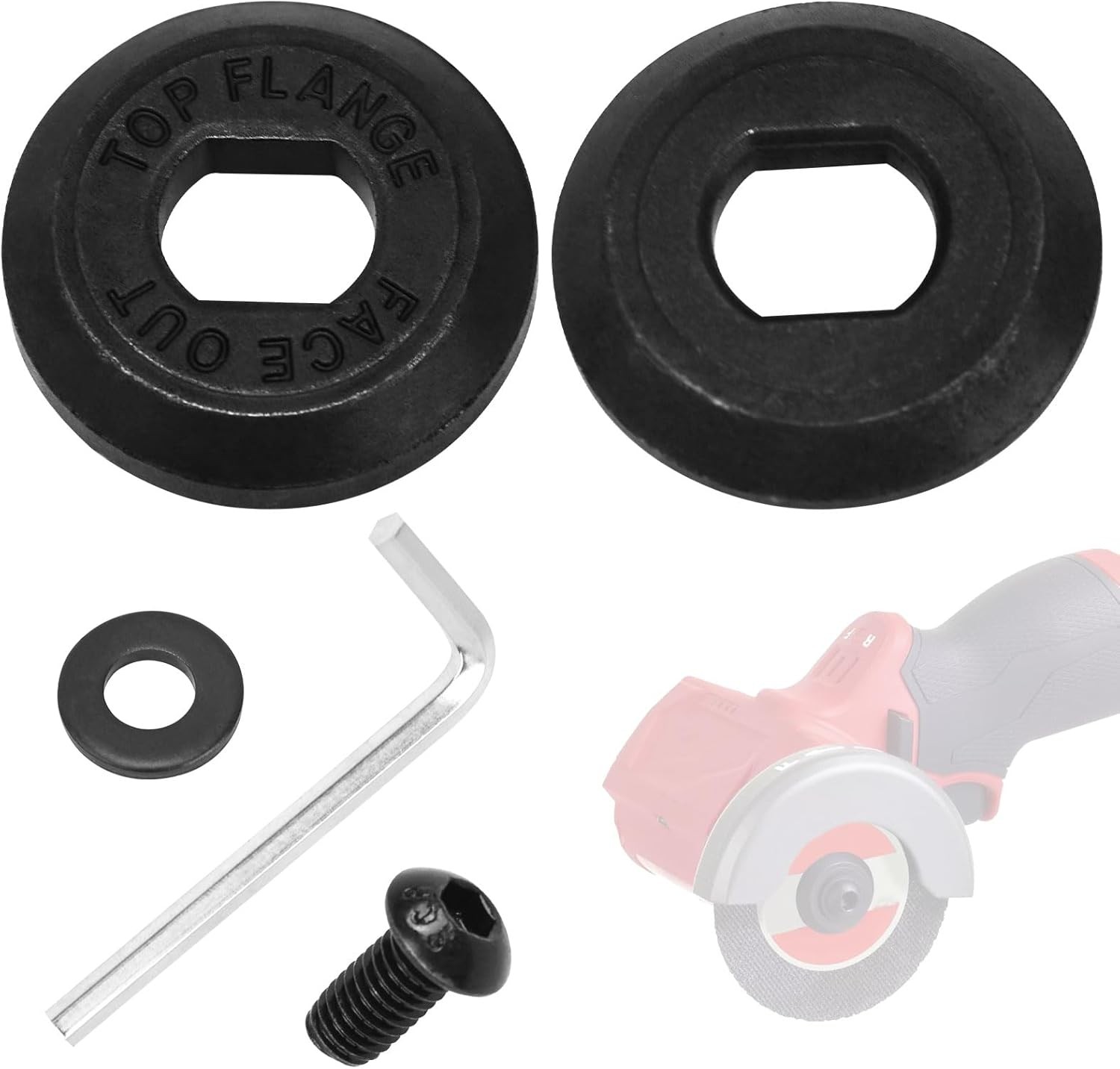 14-46-2075 FLANGE AND BLADE BOLT KIT FOR MILWAUKEE 2522-20 COMPACT 3" CUT-OFF W gallery