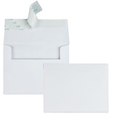 10740 A2 Self Seal Invitation Envelopes 24lb White 43/8×53/4 Inch 100 PCS
