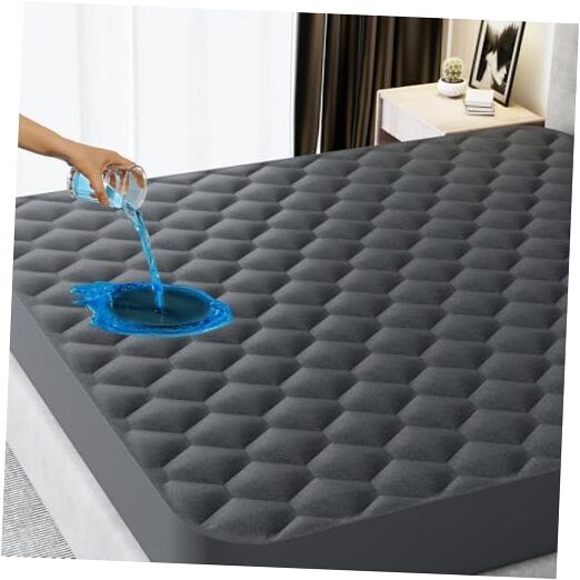 Waterproof Mattress Protector, Noiseless Size Mattress Thick Microfiber King