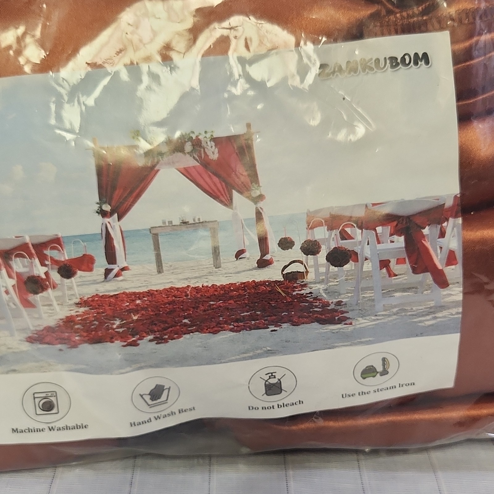 ZAAKUBOM Brown Curtain Panels, Machine Washable/Hand Wash, Do Not Bleach gallery