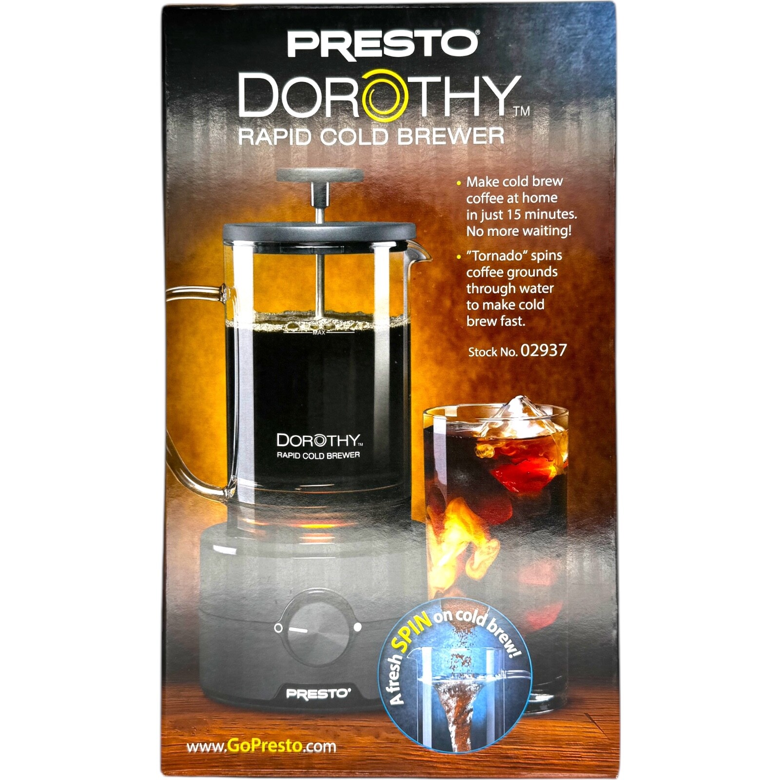 Presto Dorothy Electric Rapid Cold Brewer 15 Minute Speed Dial Coffee Maker gallery