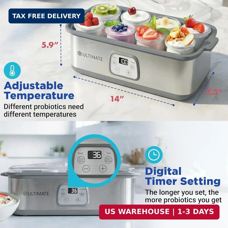 Ultimate Probiotic Yogurt Maker for Easy-to-Make Live Probiotics at Home with Ad gallery