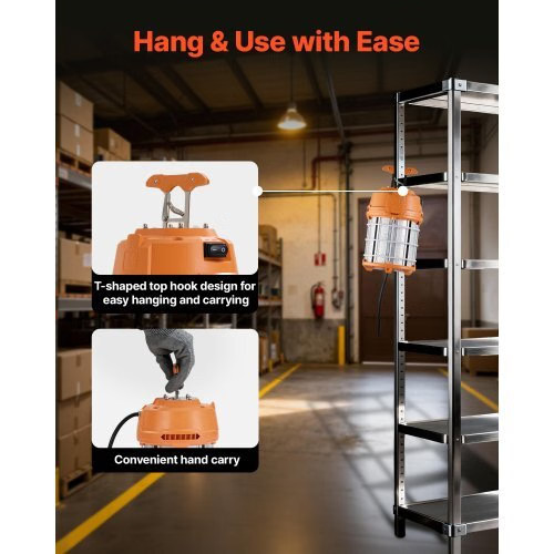 LED Temporary Work Light, 100W, 14400 lm, 5000K Durable & Water-Resistant, Linka gallery