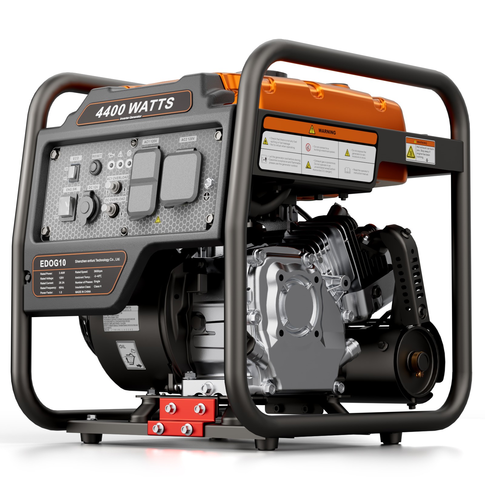 Efurden Inverter Gasoline Generator 4400W Portable ECO Mode for Home Backup USA gallery