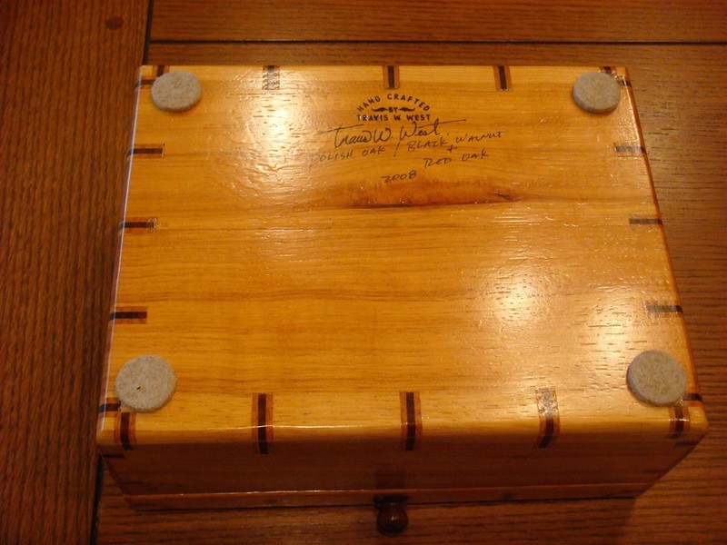 Solid Wood Handmade Box - Polish Oak, Black Walnut & Red Oak - Travis W. West gallery