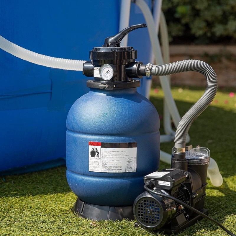Bundle Set 10" Sand Filter with 1/3 HP Pool Pump Above Ground Swimming 2640GPH gallery