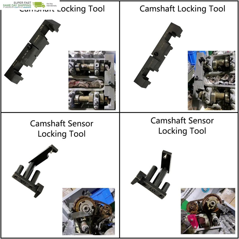 Engine Camshaft Locking Tool Crankshaft Alignment Vanos Timing Tool Kit Compati gallery