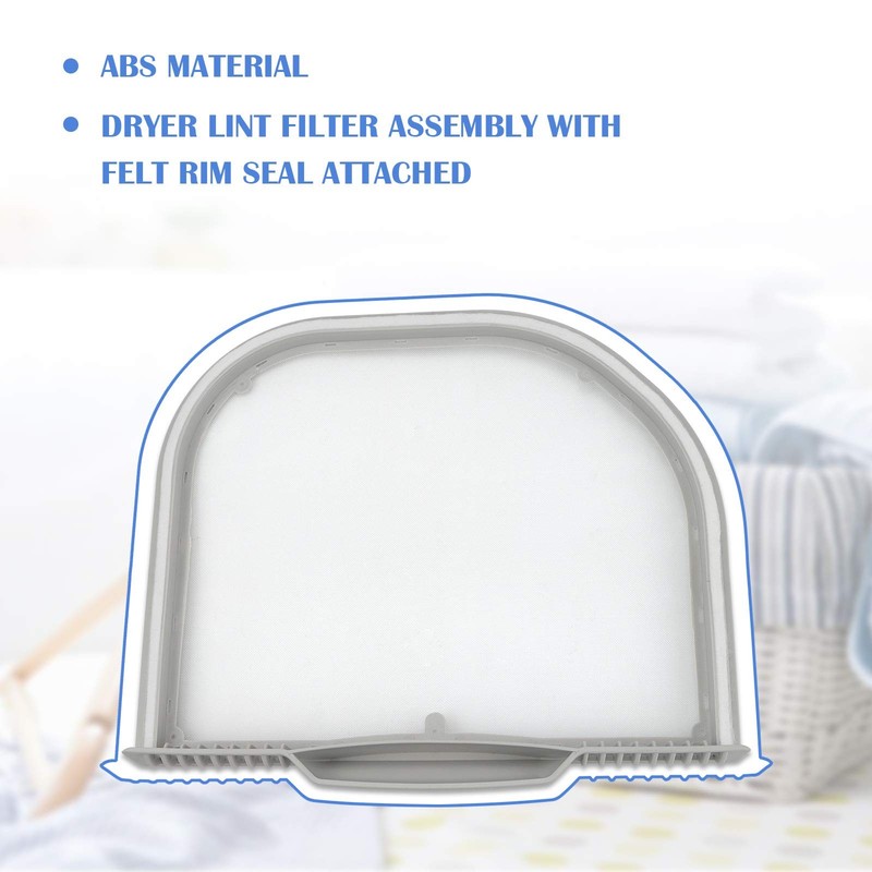 5231EL1001C Dryer Lint Screen Filter Replacement Fit for LG Dlex5170w Dley1201v gallery