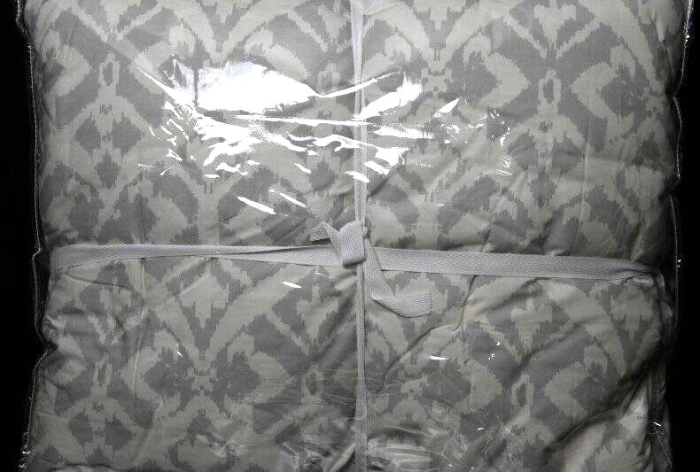 Pottery Barn Laguna Ikat Comforter, Full Queen 92" x 88" Sea Glass Color New gallery