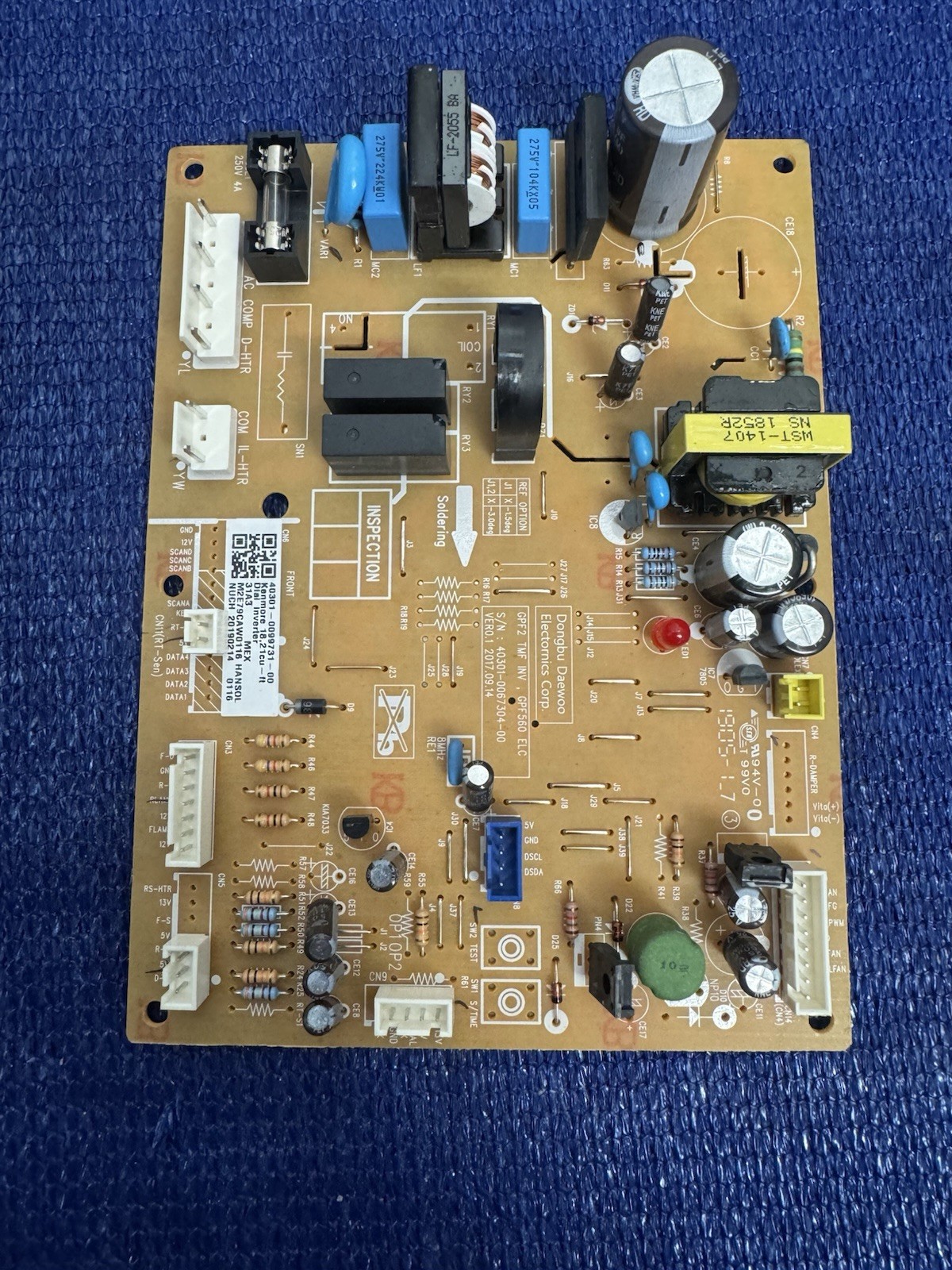 DAEWOO /KENMORE Refrigerator Main Electronic Control Board 40301-0099731-00 gallery