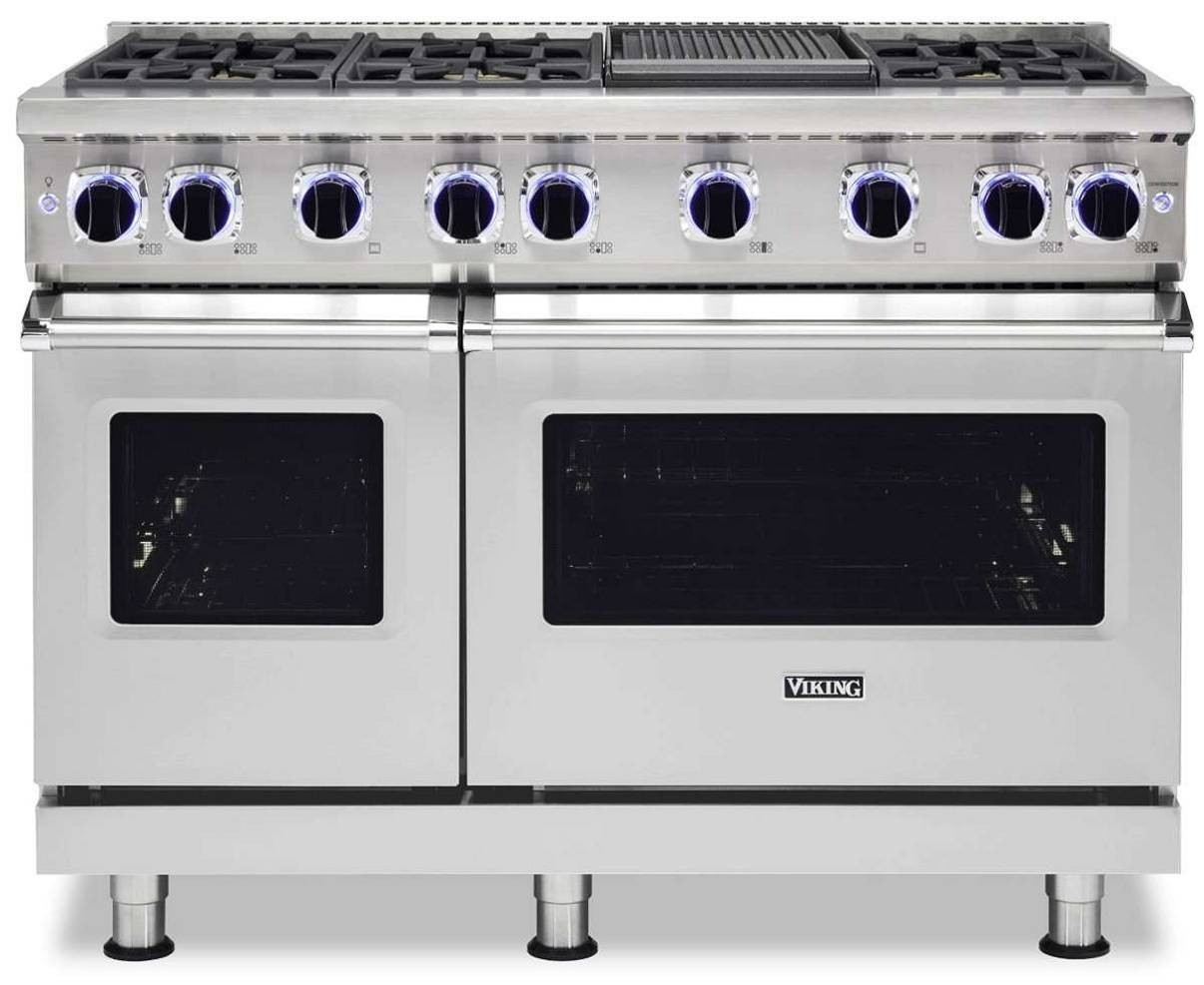 Viking 7 Series 48" Professional-Style Freestanding 2022 Gas Range VGR74826GSS gallery