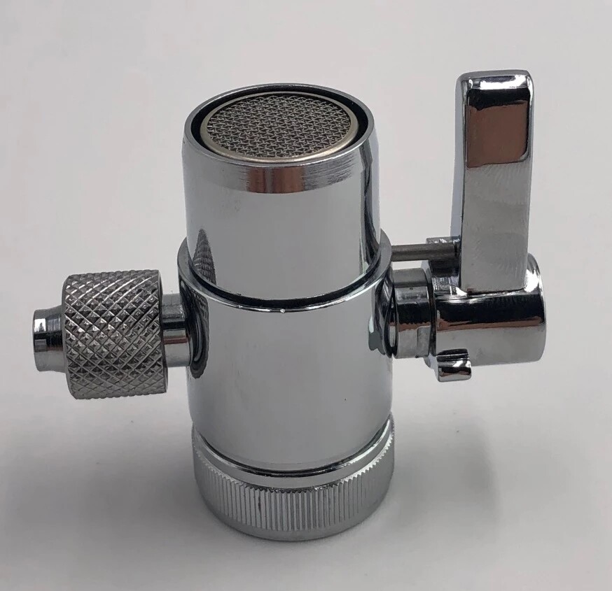 Faucet 1/4“ 3/8” 1/2" Adapter Diverter Valve Countertop Water Filter Fittings gallery