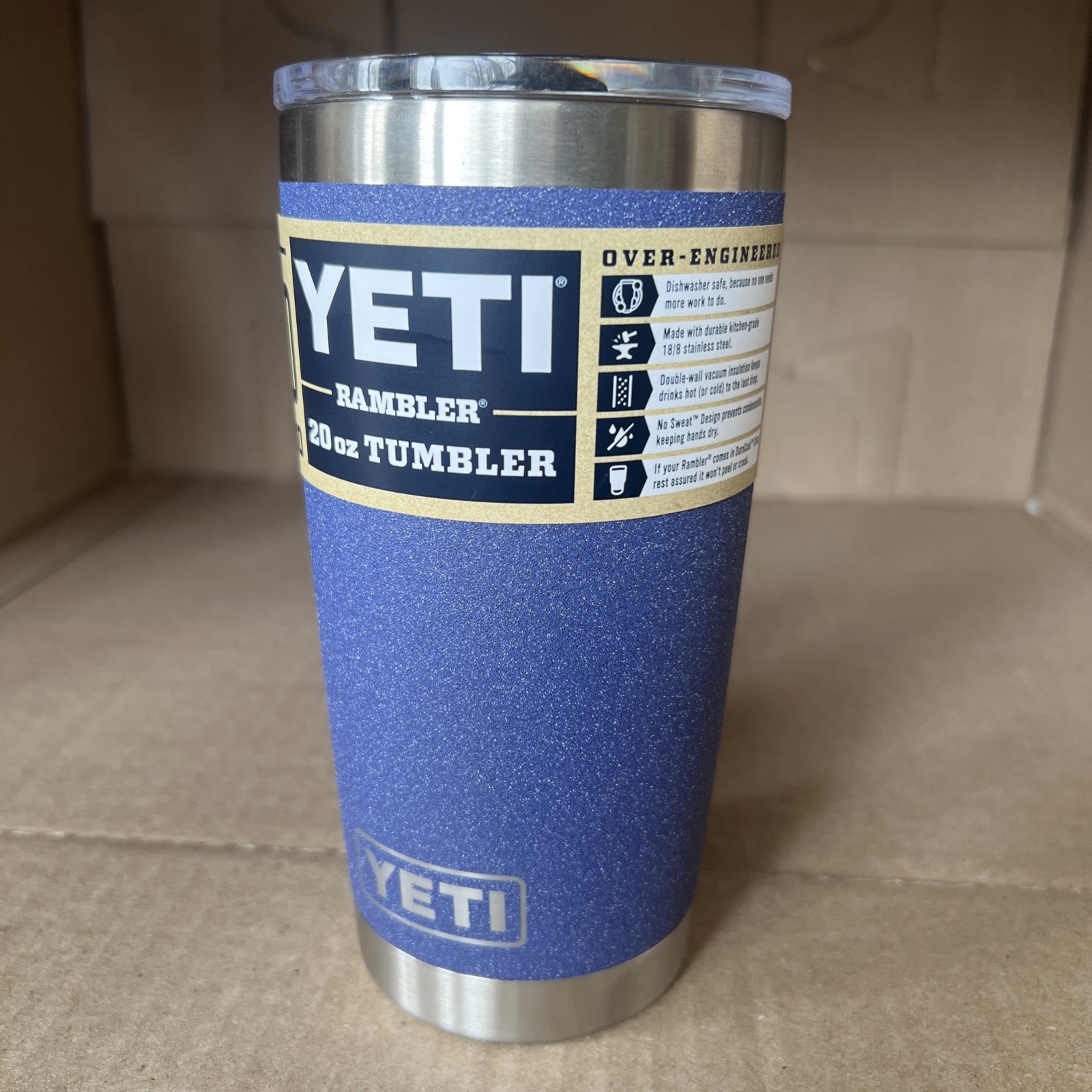 YETI Rambler 20 oz Cup with MagSlider Lid - Moon Dust New gallery