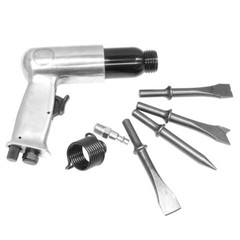 190mm Air Hammer w/ 4 pc Chisel Automotive Body Shop Tools Rust Removal Tool