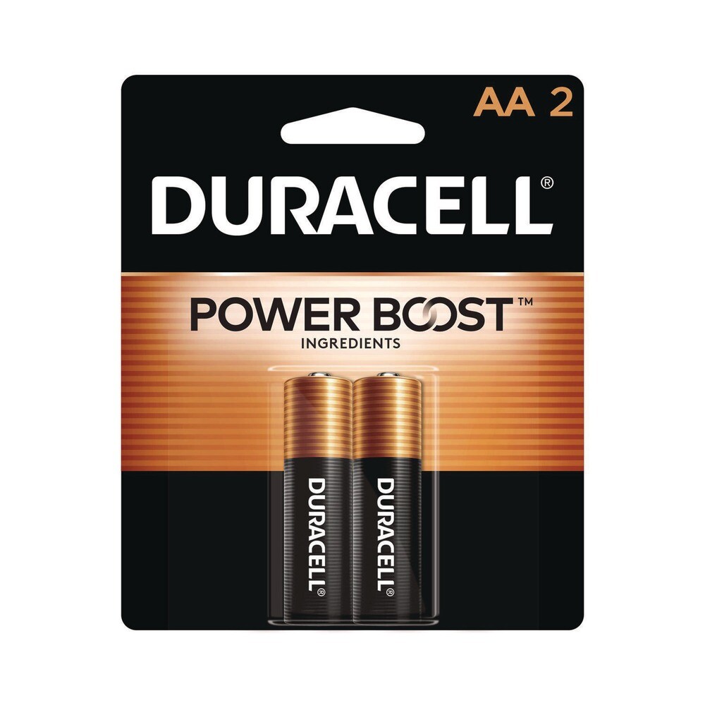Duracell MN1500B2Z Power Boost CopperTop Alkaline AA Batteries (2/Pack) New gallery