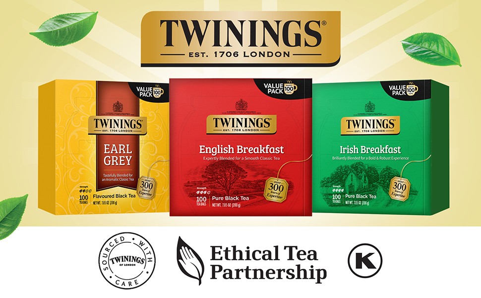Variety Pack Black Tea Bags, 20 Count (Pack of 1), Includes English Breakfast, gallery