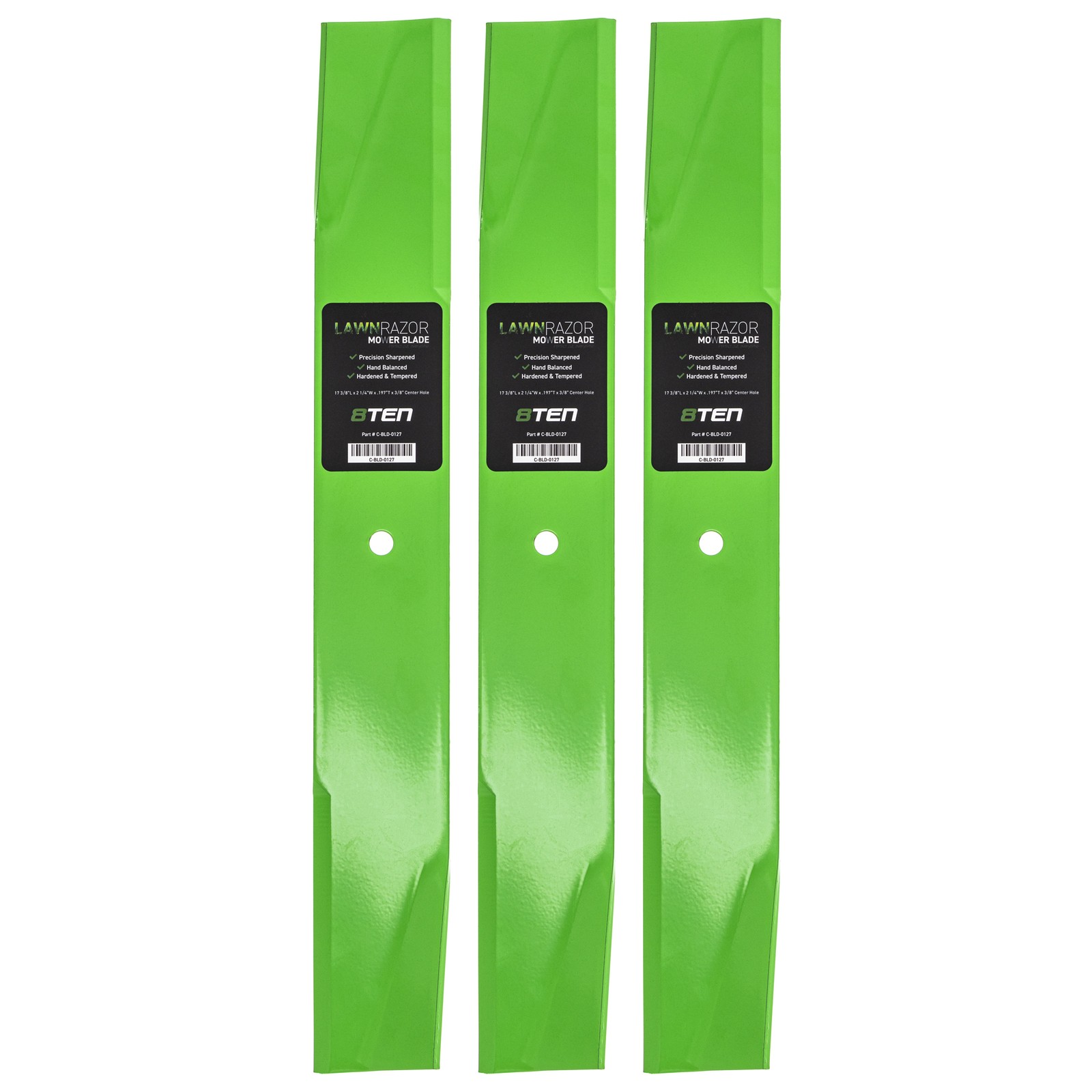 LawnRAZOR Medium Lift Blade Set for AYP 951940 3383-14 Y2050B Y2050A 3-Pack gallery