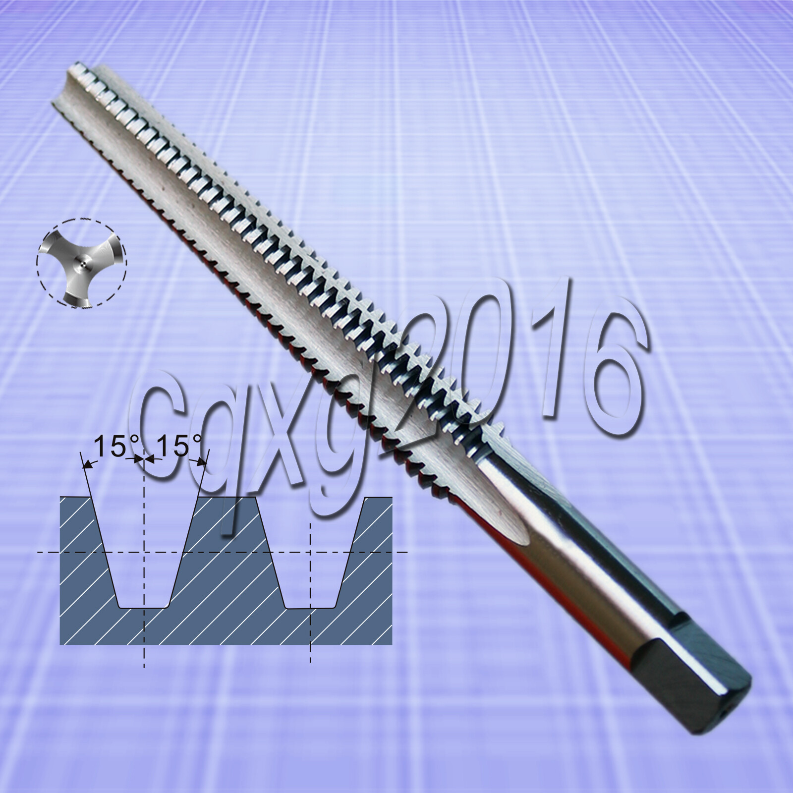 1pc TR25 × 4 mm right-hand high quality trapezoidal HSS thread tap TR25*4 gallery