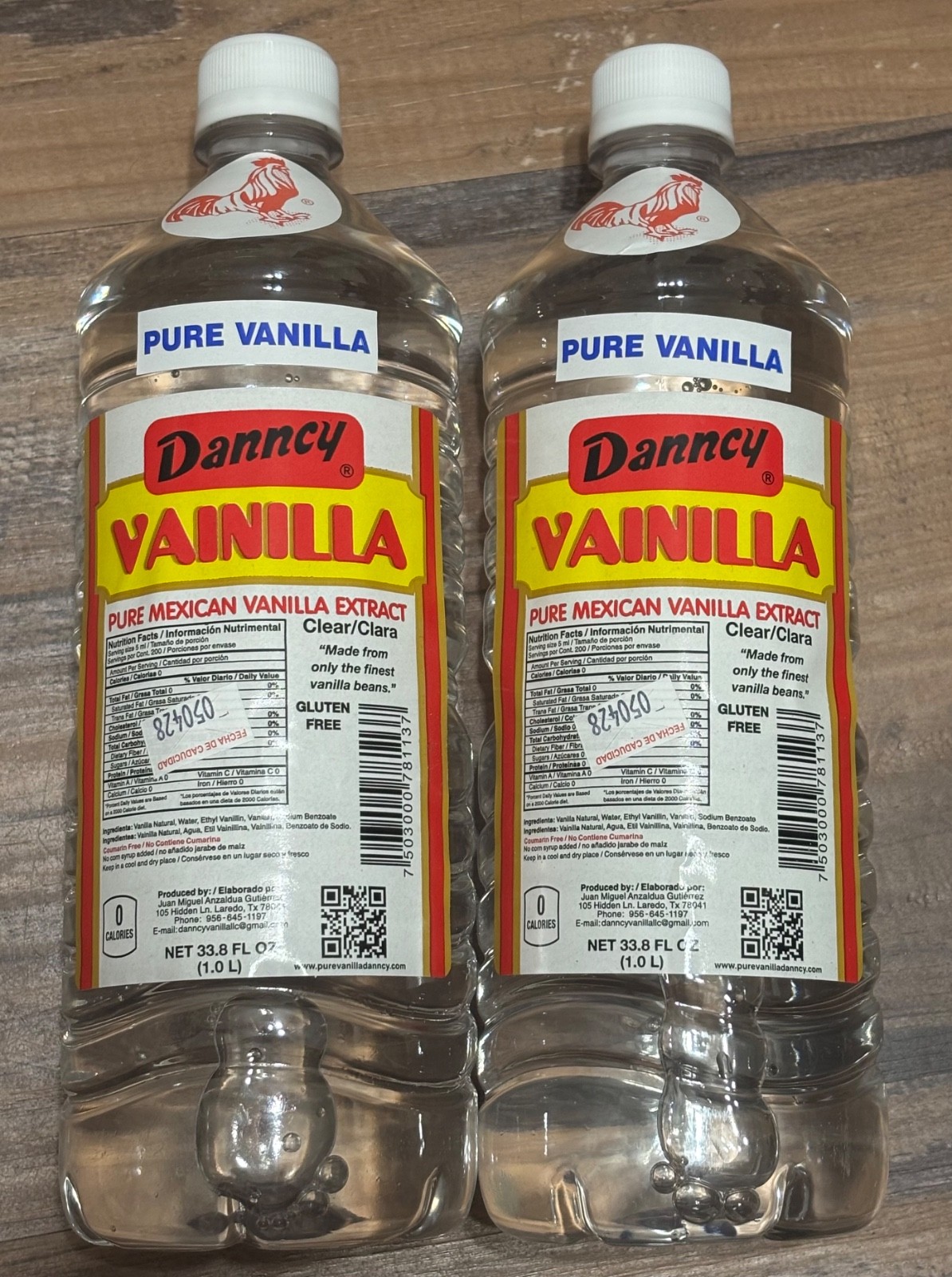 Two Danncy Mexican Vanilla Clear (Plastic 1 Liter) gallery