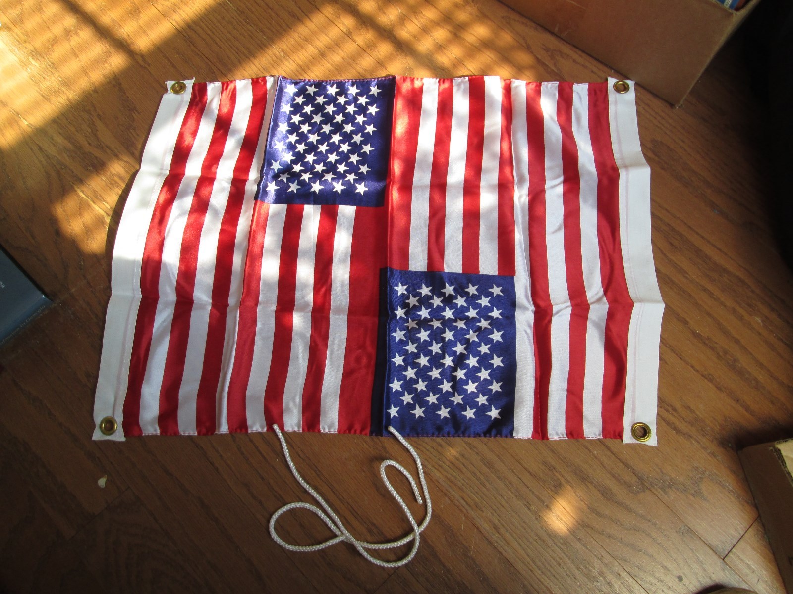 Mail Box Banner NIP United States American Flag 100% All Weather Polyester gallery